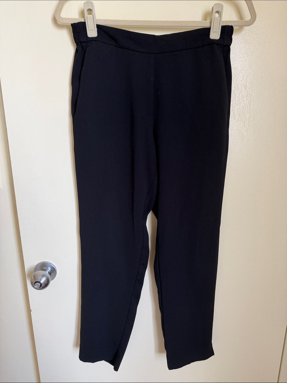 J crew Classic Black Pull-On Trousers - Jamie Pant